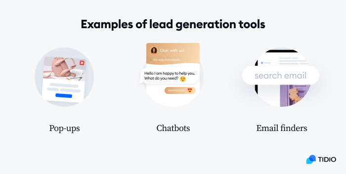 examples of lead generation tools image