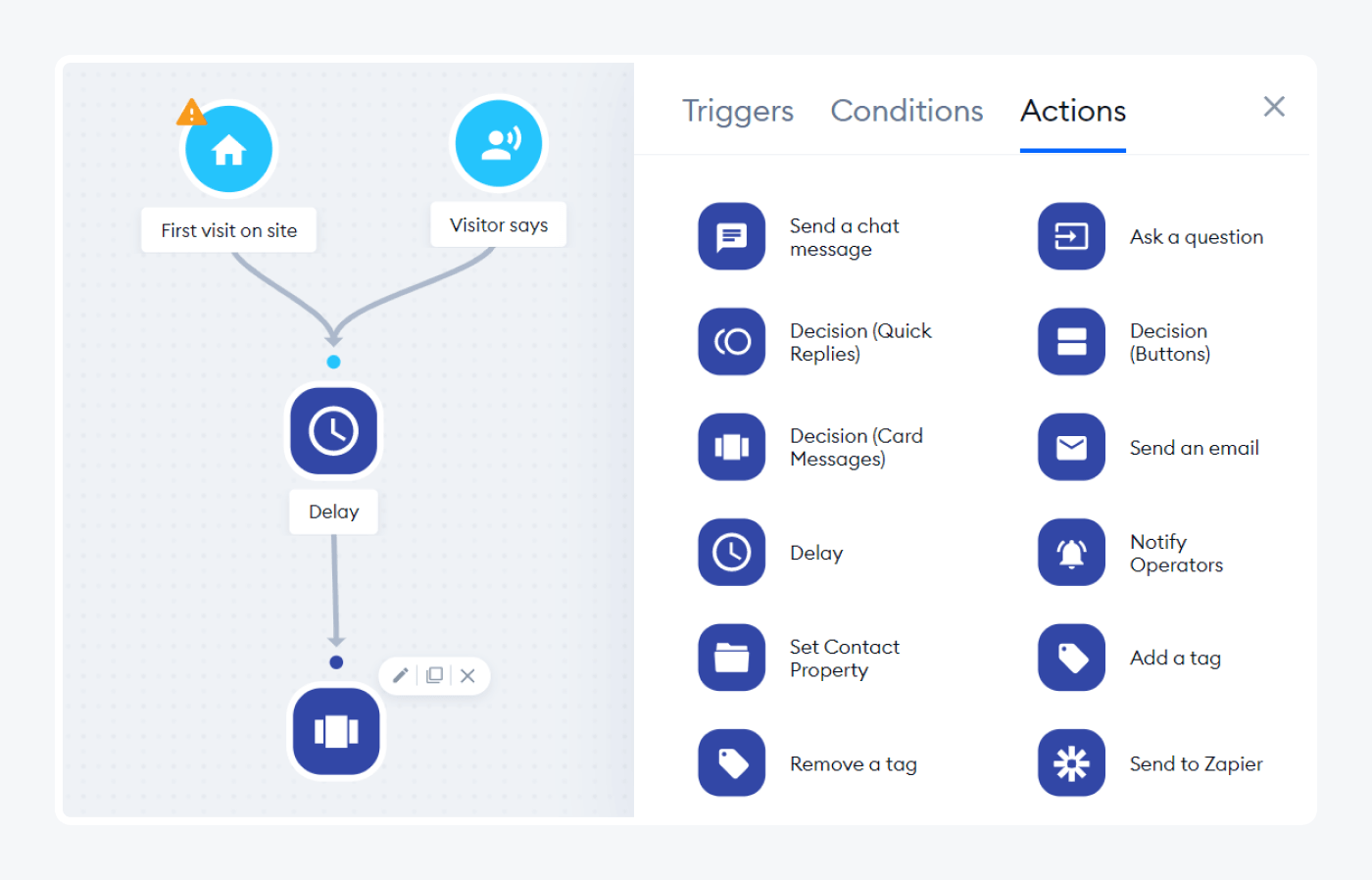 example of how to design your conversation flows