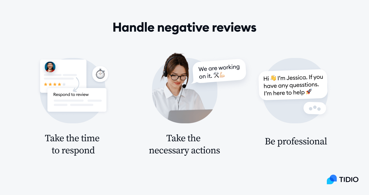 how to deal with negative reviews