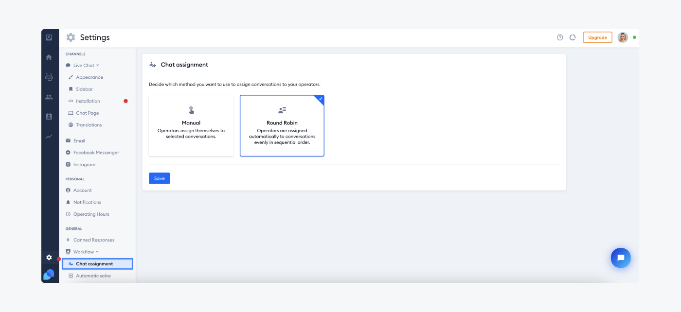 example of Automation panel 