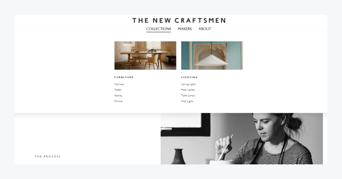 The New Craftsmen website image 2