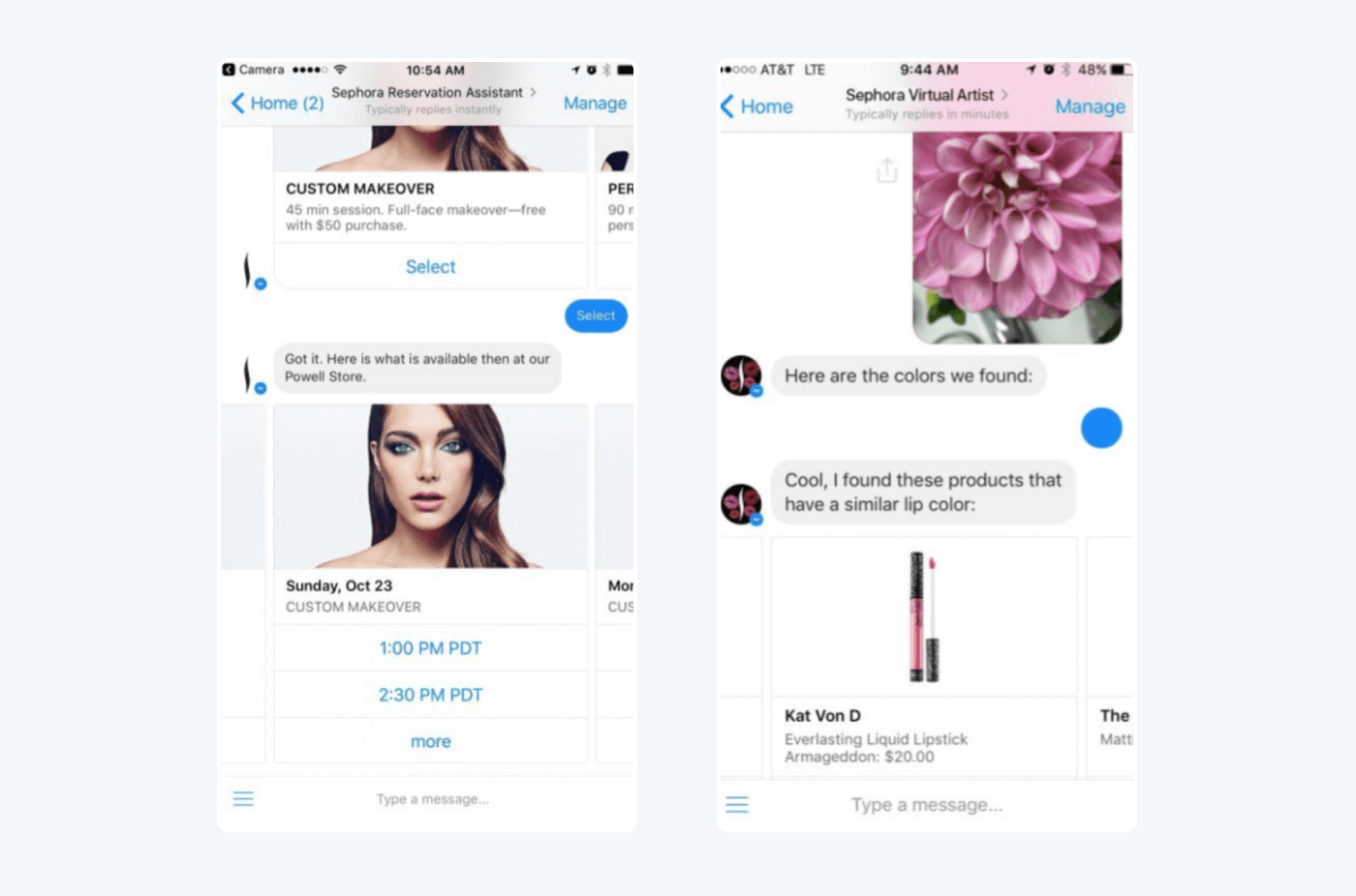 Sephora’s virtual assistant