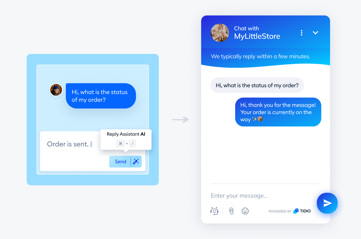 example of help of an AI assistant