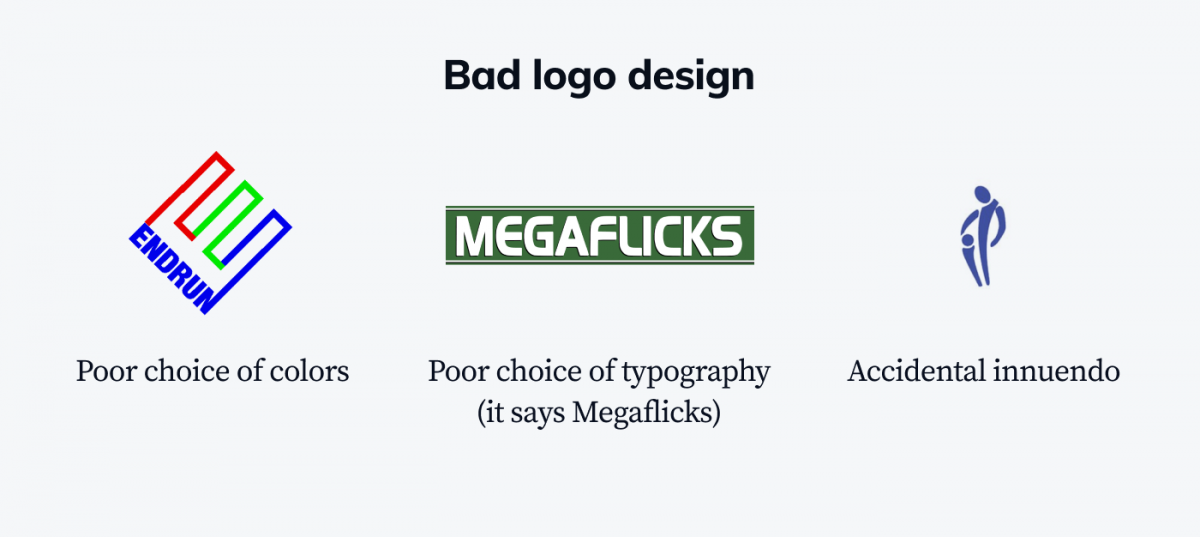 Bad logo design examples