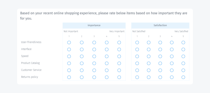 feedback collecting sample