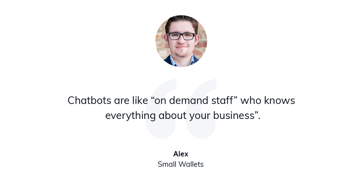 A quote from the CEO of Small Wallets